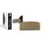 D'Lite Ceiling Light Lunelle 30cm Textile Brown | Suitable For 2x E27 