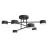 Emibig Ceiling Light Halo Steel Black | Suitable for 6x GX53 - Max 8W