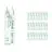 Multipack 25x Osram T8 Lumilux 58W - 830 Warm White | 150cm